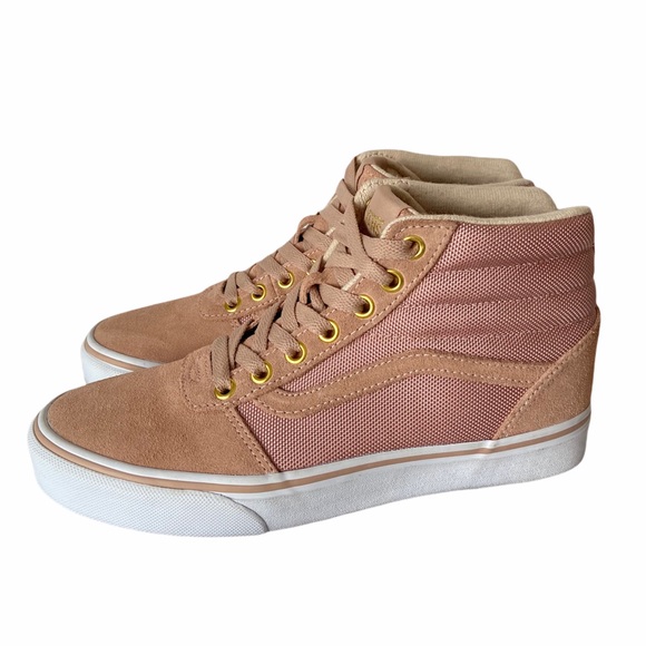 Vans ward high skate suede sneakers rose pink 7.5 - Picture 4 of 11